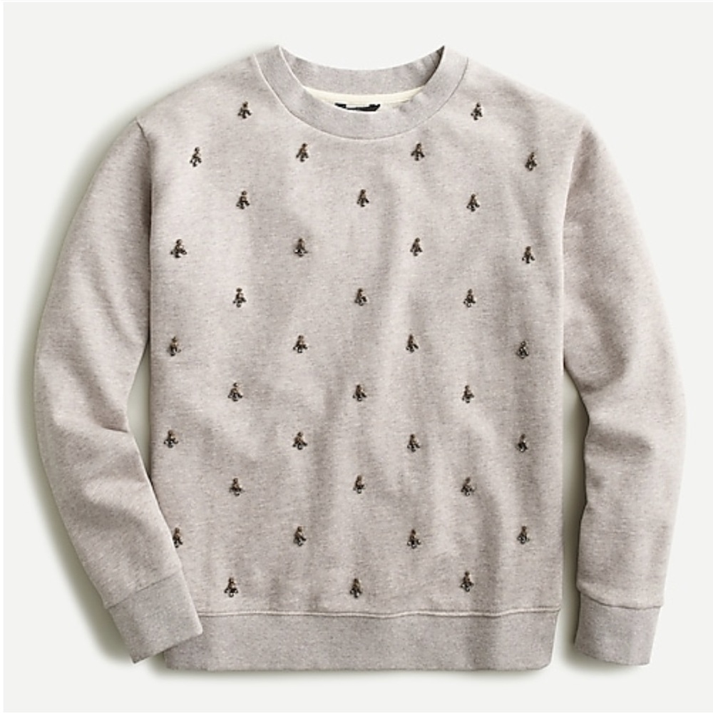 J.Crew Embellished Sweatshirt
